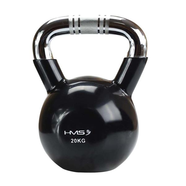 Kettlebell s chromovanm chopem HMS KTC 20 kg ern